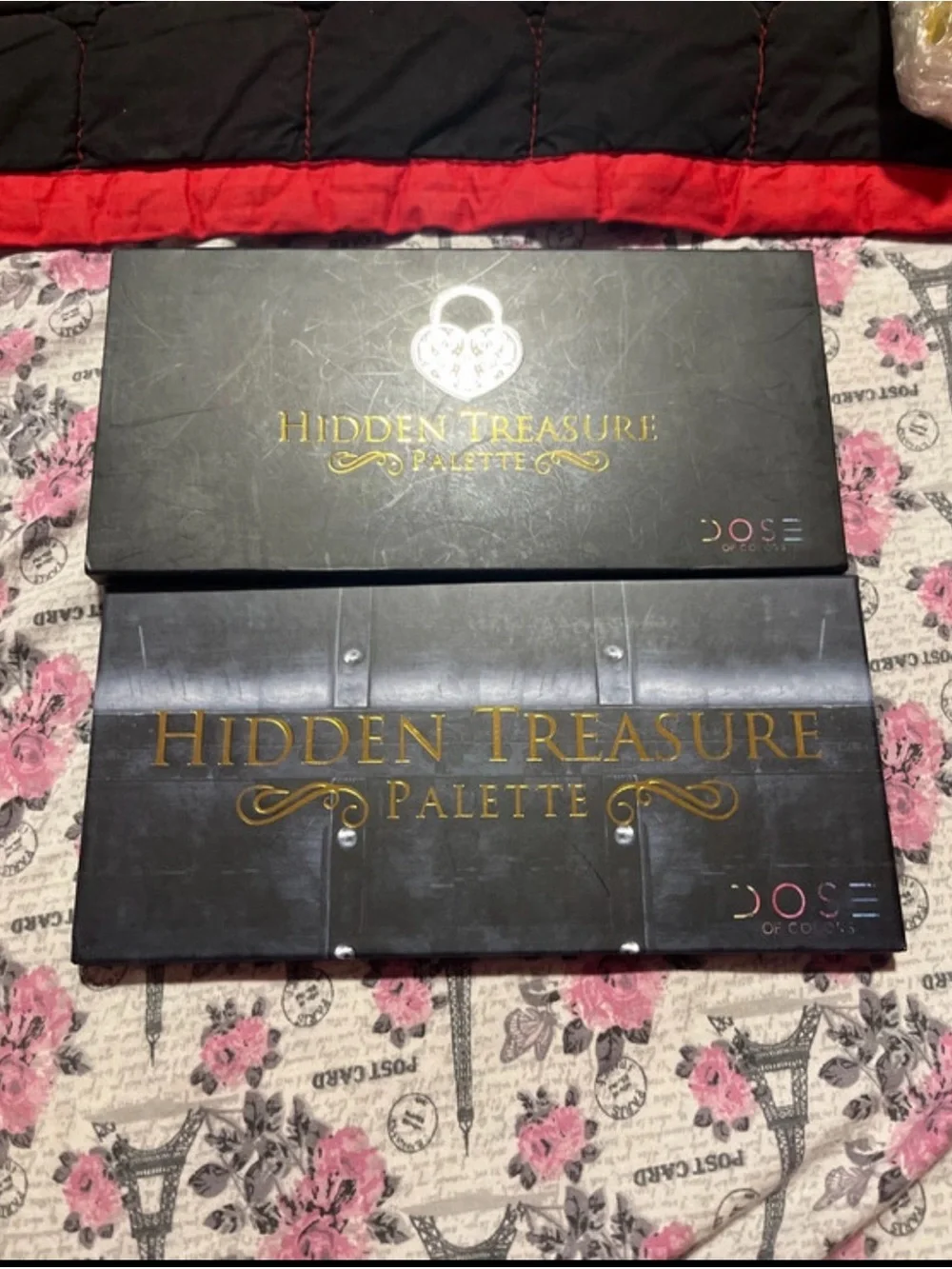 Dose of Colors Hidden Treasure Palette - Black and Gold Accents